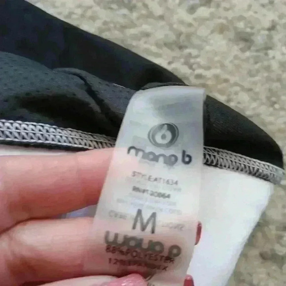 Mono B Womens Colorblocked Sports Bra M - Picture 10 of 13